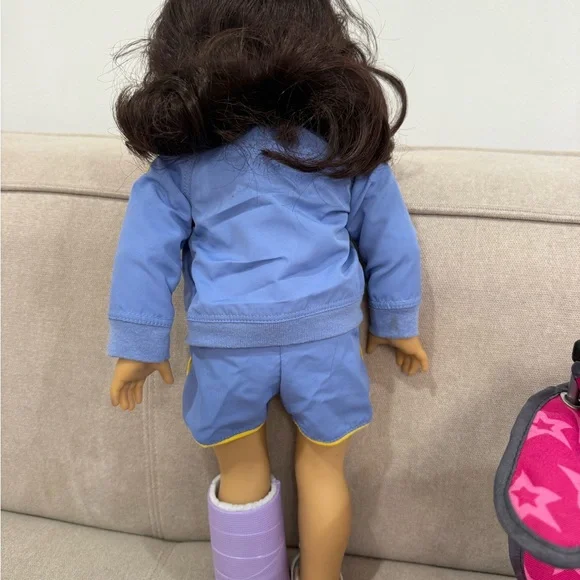 Ruthie 2008 American Girl Doll with Tennis Racket and Outfit Accessories - Picture 10 of 13